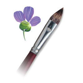 Royal Sable Short Handle Filberts