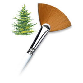 Royal Gold Fan Brushes