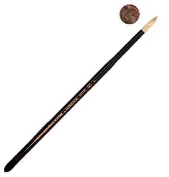 ROYAL MAJESTIC CHUNGKING (LONG) BRISTLE ROUND BRUSH - ARTIST PAINT DRYBRUSHES - R4325-3