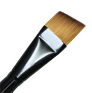 R4160-1" - ROYAL MAJESTIC  SHORT HANDLE ANGULAR BRUSH 