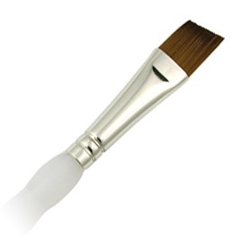 SG75A-1/2" - ROYAL SOFT GRIP SYNTHETIC SABLE SHORT HANDLE ANGULAR BRUSH 