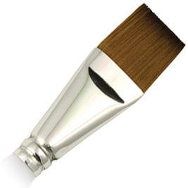 SG75W-1" - ROYAL SOFT GRIP SYNTHETIC SABLE SHORT HANDLE WASH  BRUSH 