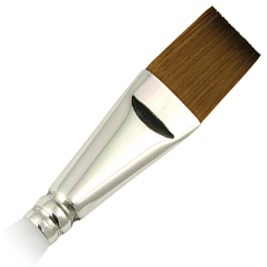 SG75W-3/4" - ROYAL SOFT GRIP SYNTHETIC SABLE SHORT HANDLE WASH  BRUSH 