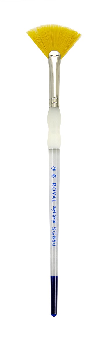 SG850-6 Royal Soft Grip Fan Brush 